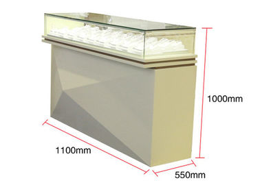Menarik Modern Retail Glass Display Cabinet Untuk Perhiasan / Jam Tangan