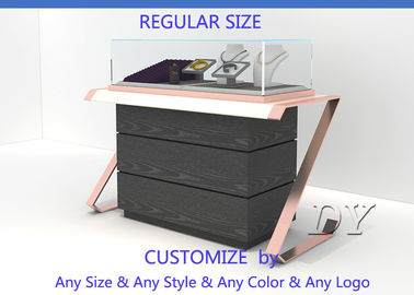 Smart Fashionable Kaca Toko Perhiasan Counter Dengan Gudang Kayu 1200 X 550 X 950MM