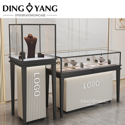 Custom Made Fashion Hitam Putih Perhiasan Counters Kecantikan Desain Gaya awet canggih Lapisan penyimpanan