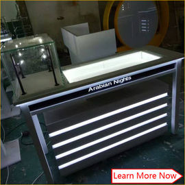 Display counter perhiasan kayu, peralatan perhiasan untuk dijual