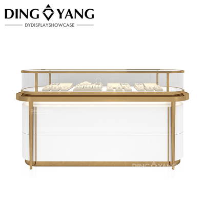 Pabrik Komersial Custom Made Kunci Perhiasan Display Case Untuk High End Toko Perhiasan, terbuat dari bahan berkualitas tinggi