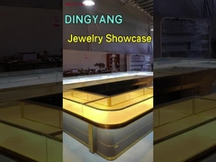 Toko perhiasan countertop showcase proyek khusus