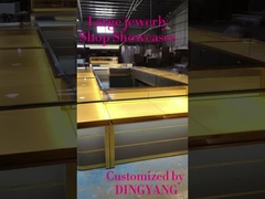 desain dan pabrik khusus kasus pameran perhiasan profesional