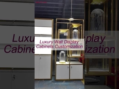 Stand Pameran Perhiasan MDF Kontemporer / Lemari Pameran Perhiasan